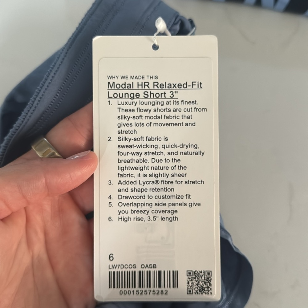 Lululemon Modal High Rise Shorts - Picture 6 of 6